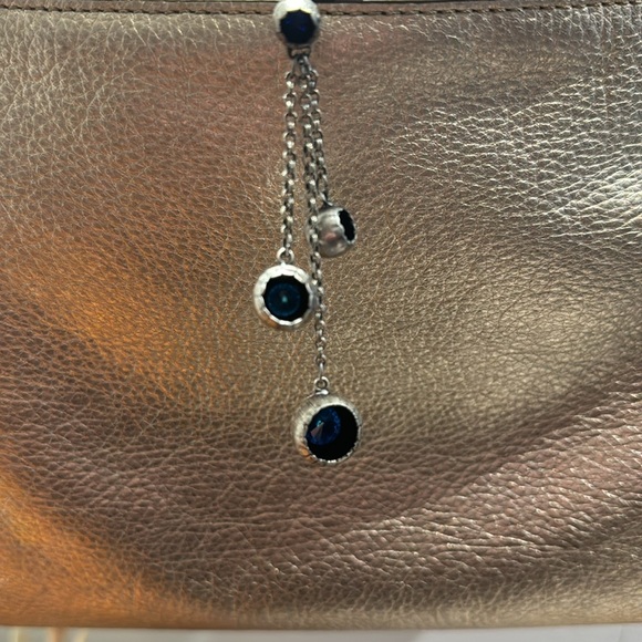 KONPLOTT Cocoon Blue Orb Crystal Silver Earrings - Picture 3 of 3